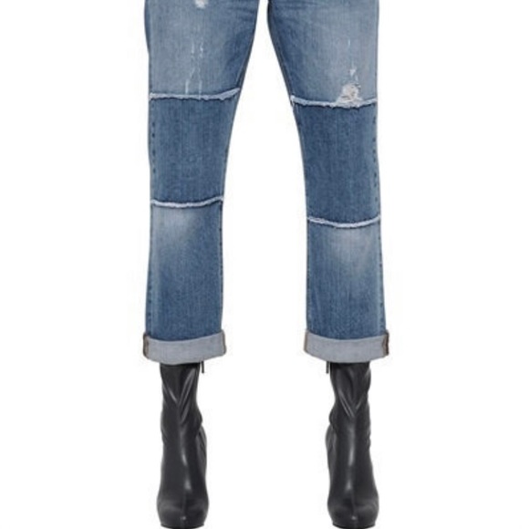 Stella McCartney Patchwork Organic Denim Jeans